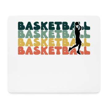 Basketball basketball basketball team - Mouse Pad (horizontal) - white - Front
