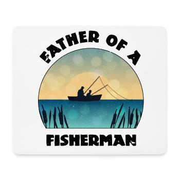 Angeln Angler Fischerei Fischer - Mousepad (Querformat) - Weiß - Vorne