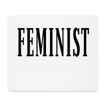 Féminisme féministe féministe - Tapis de souris (format paysage) - blanc - Devant