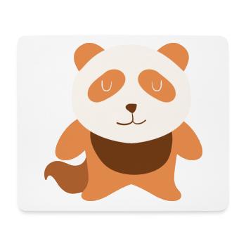 Cute red panda - Netter roter Panda - Mousepad (Querformat) - Weiß - Vorne