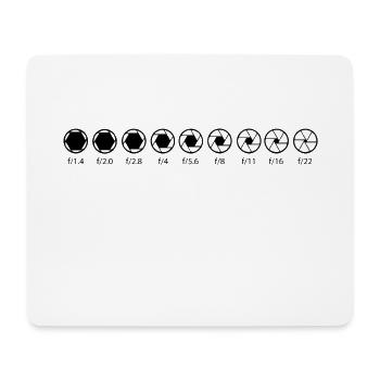 Photographer taking photos photo shoot photography - Mouse Pad (horizontal) - white - Front