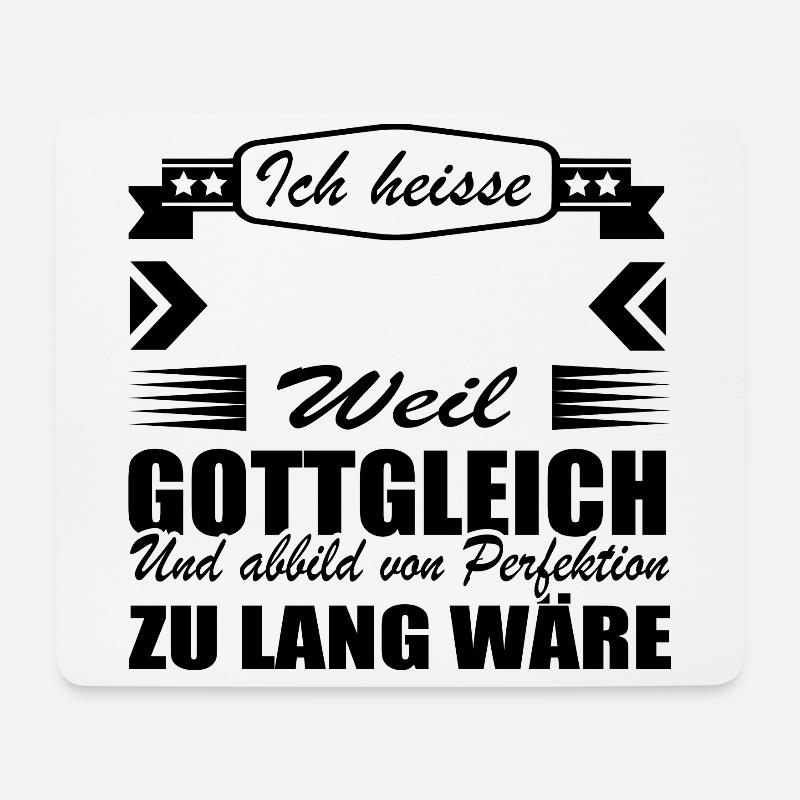 Lustige Sprüche Shirt • Geburtstagsgeschenk - Mousepad (Querformat) - Weiß