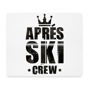 Équipe de ski Apres - Tapis de souris (format paysage) - blanc - Devant