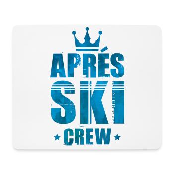 Équipe de ski Apres - Tapis de souris (format paysage) - blanc - Devant