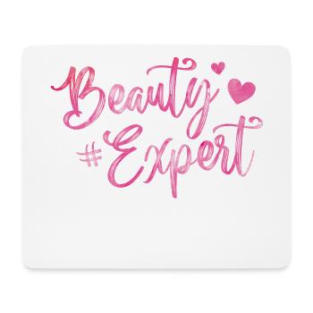 beauty experte - Mousepad (Querformat) - Weiß - Vorne