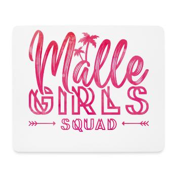 Malle girls squad pink - Mouse Pad (horizontal) - white - Front