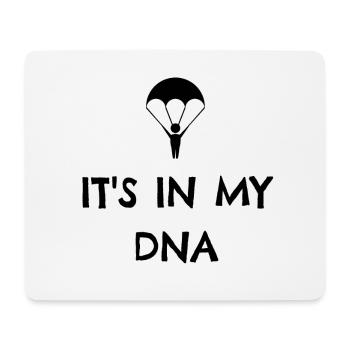 Fallschirmspringen: Es liegt in meiner DNA - Mousepad (Querformat) - Weiß - Vorne
