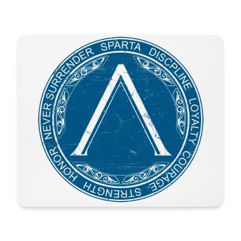Sparta symbol - Mouse Pad (horizontal) - white - Front