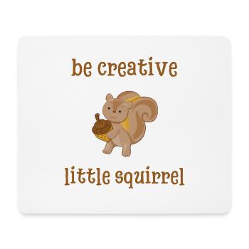 Fee Patin Segen kreative samperische Eichhörnchen - Mousepad (Querformat) - Weiß - Vorne