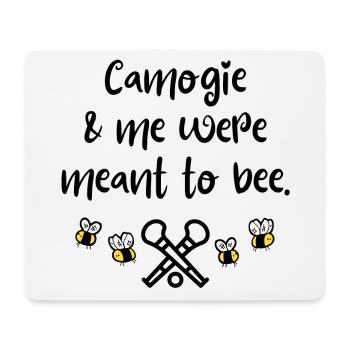 Camogie & ich sollten sein - Mousepad (Querformat) - Weiß - Vorne