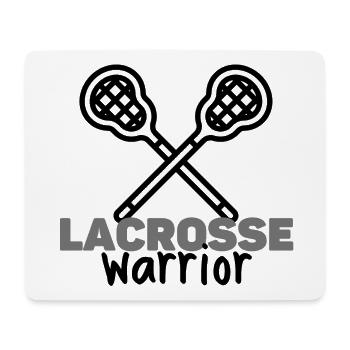 Lacrosse Warrior - Mouse Pad (horizontal) - white - Front
