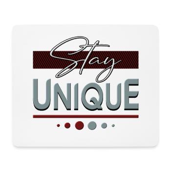 stay unique - Mouse Pad (horizontal) - white - Front