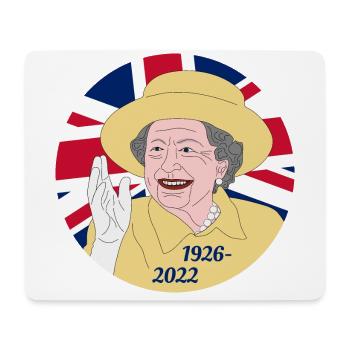 Queen Elizabeth II - 1926-2022 - Mouse Pad (horizontal) - white - Front