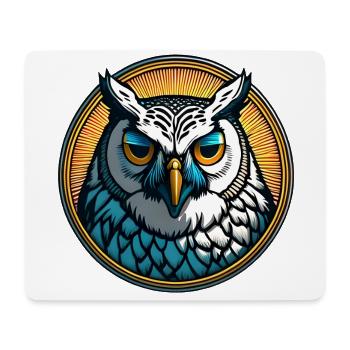 Wise Owl Wisdom - Mouse Pad (horizontal) - white - Front