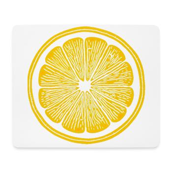 Zitrone für einen Zitronen Liebhaber - Mousepad (Querformat) - Weiß - Vorne