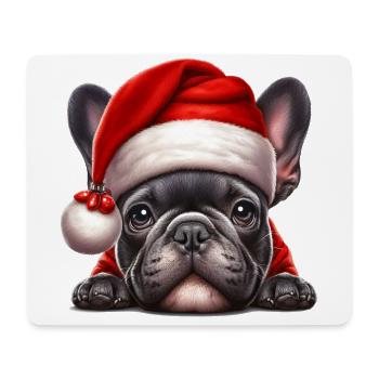 Cute French Bulldog Presents - Mouse Pad (horizontal) - white - Front