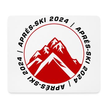 Après-ski 2024 - Tapis de souris (format paysage) - blanc - Devant