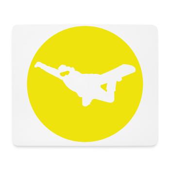Snowboard Method Air - Mouse Pad (horizontal) - white - Front
