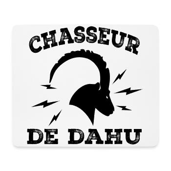 Chasseur De Dahu - Tapis de souris (format paysage) - blanc - Devant