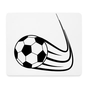 Fußball, Ball, Soccer, Football, Schuss, Tor - Tapis de souris (format paysage) - blanc - Devant