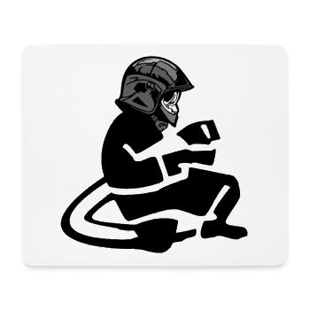 Firefighters on the attack Young firefighters - Mouse Pad (horizontal) - white - Front