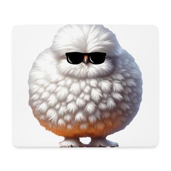 Silkie Chicken Silkie Bird Silkies Fluffy Chickens - Mouse Pad (horizontal) - white - Front
