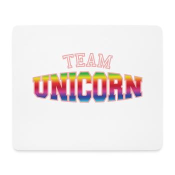 Team-UNICORN - Mousepad (Querformat) - Weiß - Vorne