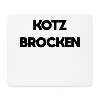 KOTZBROCKEN - Mousepad (Querformat) - Weiß - Vorne