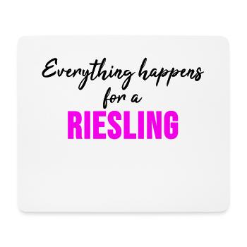 Wein TShirt Weinglas Weinfest Weinrebe Geschenk - Mousepad (Querformat) - Weiß - Vorne