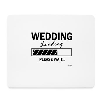 Wedding bachelorette party marriage love gift - Mouse Pad (horizontal) - white - Front