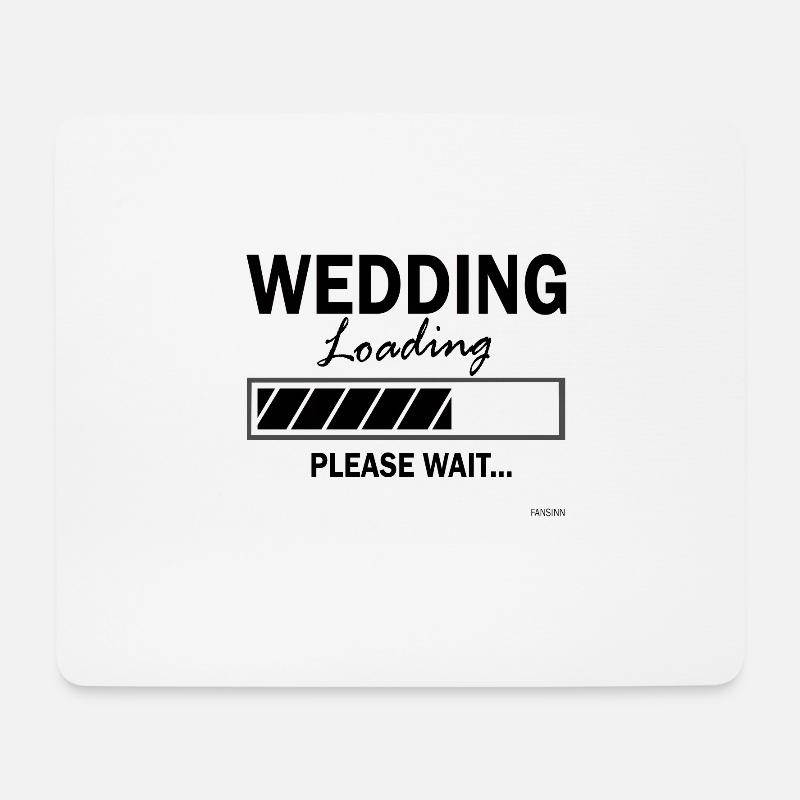Hochzeit Junggesellenabschied Ehe Liebe Geschenk - Mousepad (Querformat) - Weiß