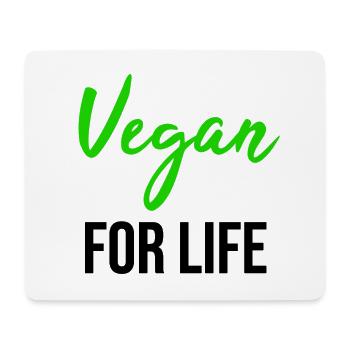 Vegan TShirt Vegan Vegan Cadeau environnemental - Tapis de souris (format paysage) - blanc - Devant