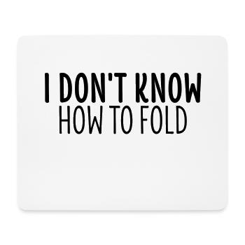 Poker Shirt Poker PokerFace Ass Casino Gift - Mouse Pad (horizontal) - white - Front