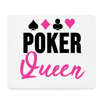 Poker Shirt Poker PokerFace Ass Casino Gift - Mouse Pad (horizontal) - white - Front