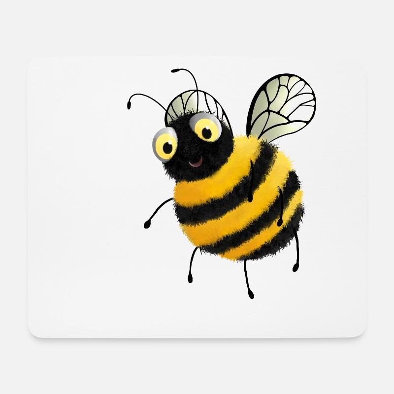 Bees - Bee Bubmlebee - Mouse Pad (horizontal) - white