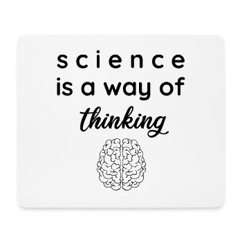 Science - Tapis de souris (format paysage) - blanc - Devant
