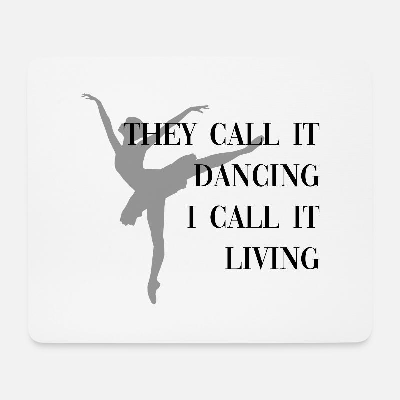 Ballett - Mousepad (Querformat) - Weiß