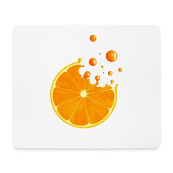 Tasty Citrus Orange - Mouse Pad (horizontal) - white - Front