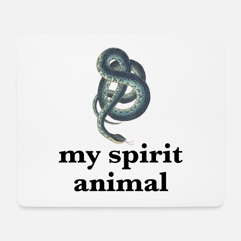 Snake - Mouse Pad (horizontal) - white