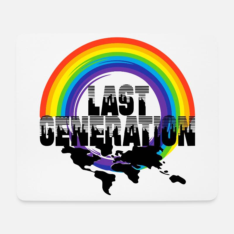 Last Generation - Letzte Generation - Mousepad (Querformat) - Weiß