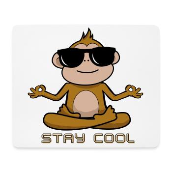 STAY COOL 2 - Mousepad (Querformat) - Weiß - Vorne