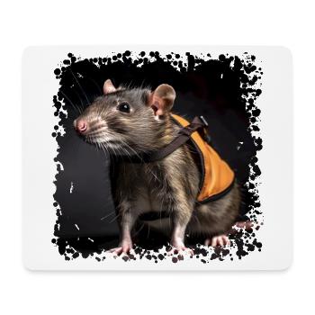 If you have rats, you don't have mice! - Mouse Pad (horizontal) - white - Front