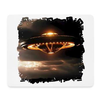 US-Regierung zeigt Videos von Ufos - Mousepad (Querformat) - Weiß - Vorne