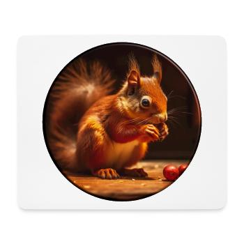 Squirrels are cuddly rodents - Mouse Pad (horizontal) - white - Front