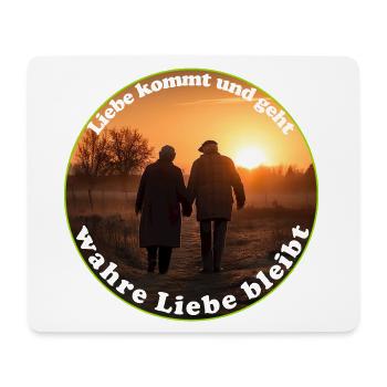 Liebe ist oft die treibende Kraft - Mousepad (Querformat) - Weiß - Vorne
