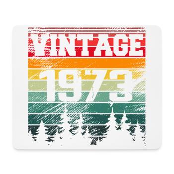 1973 Vintage Geburtstagsgeschenk 1973 Retro - Mousepad (Querformat) - Weiß - Vorne