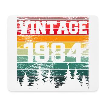 1984 Cadeau D'anniversaire Vintage 1984 Rétro - Tapis de souris (format paysage) - blanc - Devant