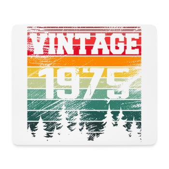 1975 Vintage Geburtstagsgeschenk 1975 Retro - Mousepad (Querformat) - Weiß - Vorne