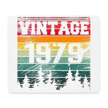 1979 Vintage Geburtstagsgeschenk 1979 Retro - Mousepad (Querformat) - Weiß - Vorne