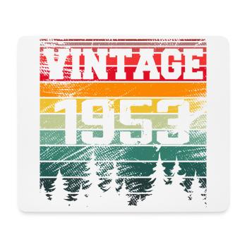 1953 Vintage Geburtstagsgeschenk 1953 Retro - Mousepad (Querformat) - Weiß - Vorne